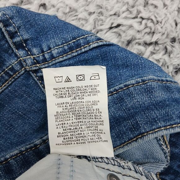 Lee Riders Mid Rise Straight Leg Jeans Women's size 8. Blue. - Picture 5 of 8